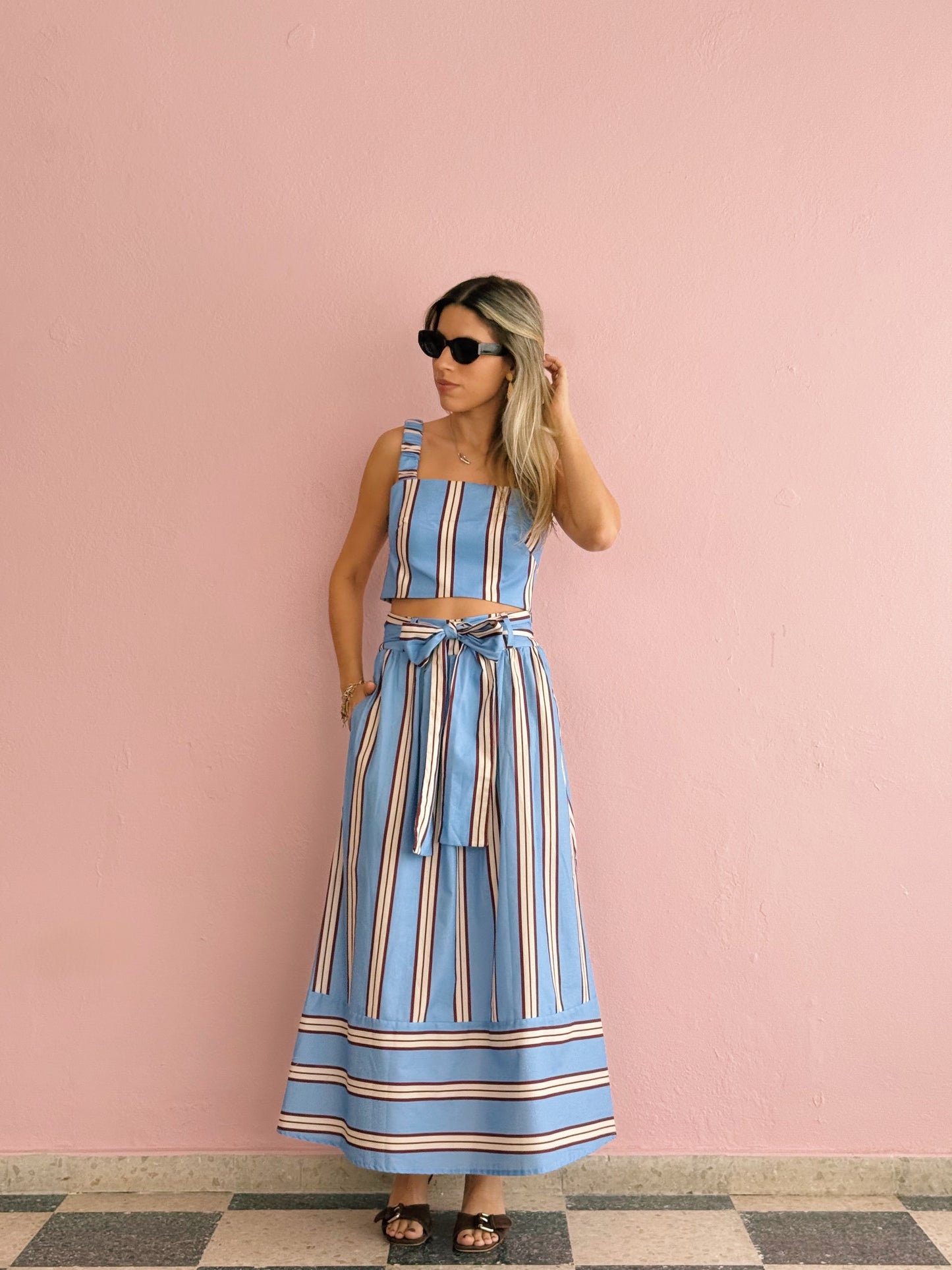 Blue Stripped Set - Made in Brazil