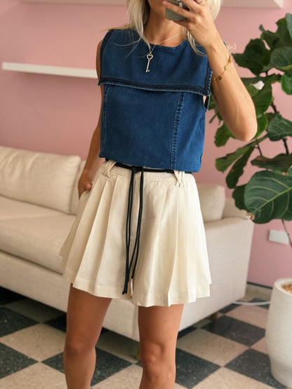 Denim Timeless Top