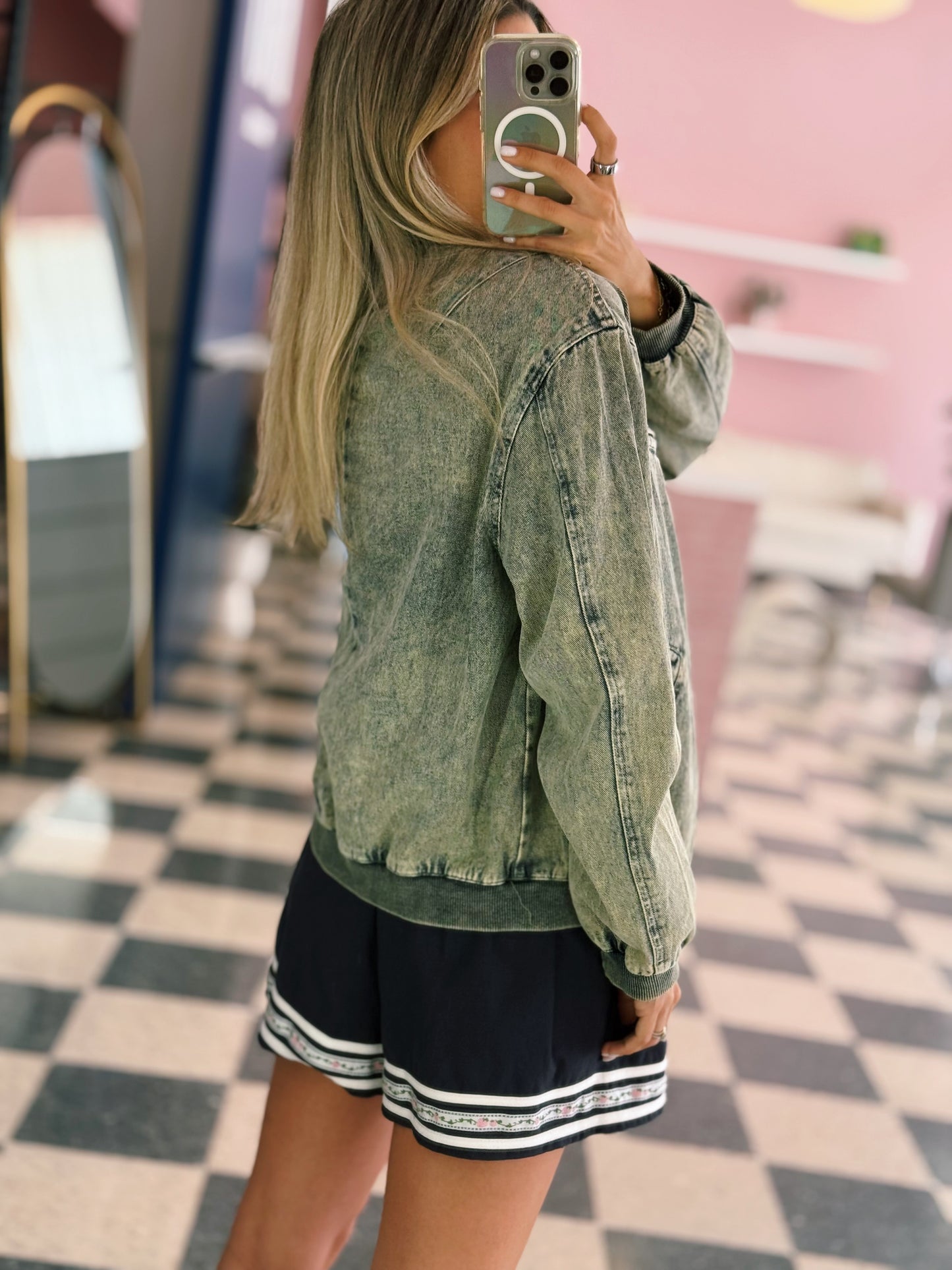 Sand Wash Denim Jacket