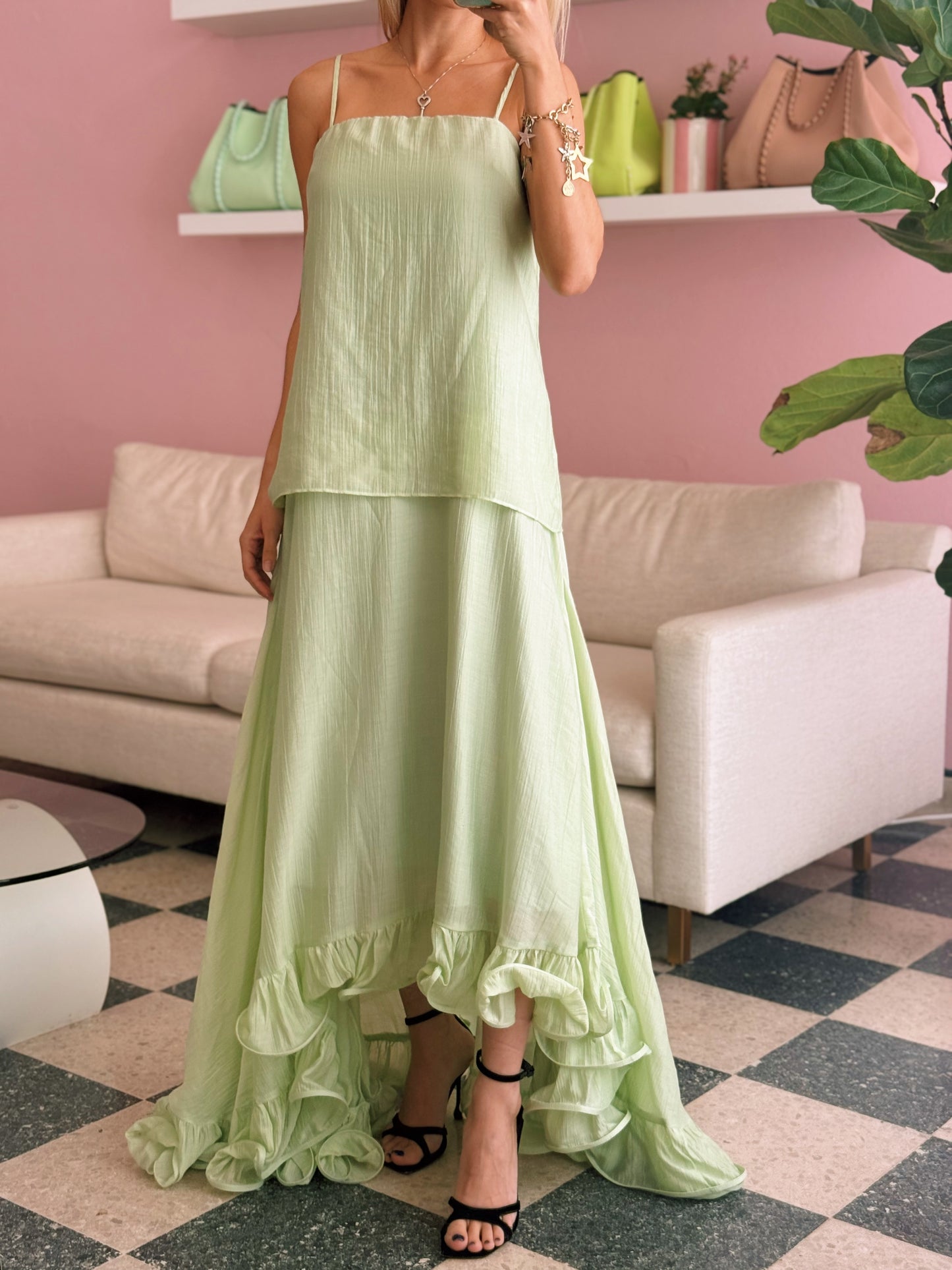 Whimsical Mint Dress