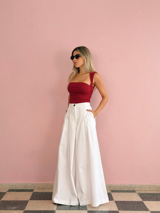 White Palazzo Pants