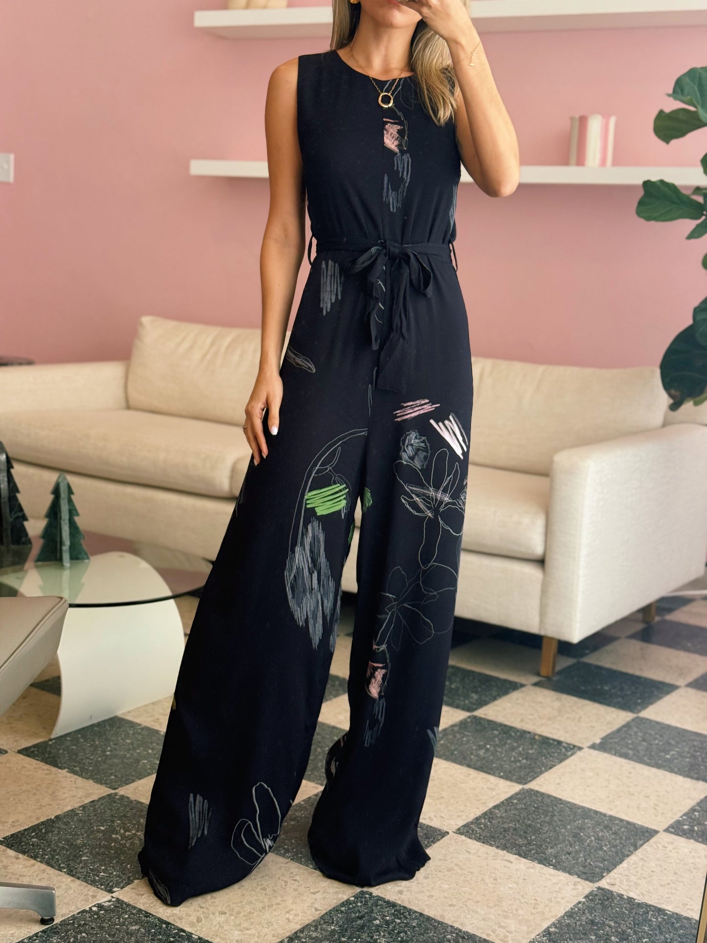 Jumpsuit Palazzo Floral - Desigual