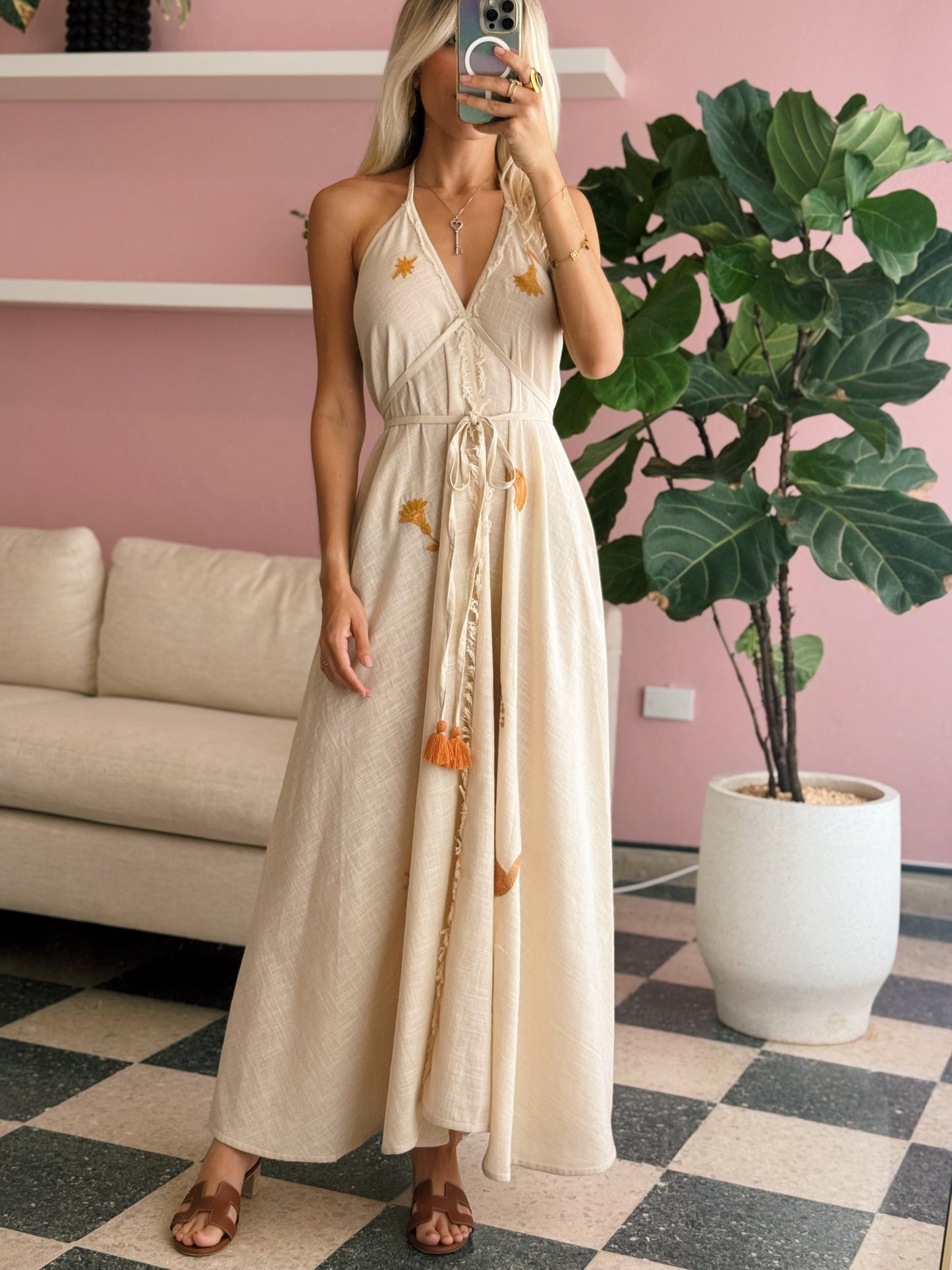 Zenya Maxi Dress - Made in India