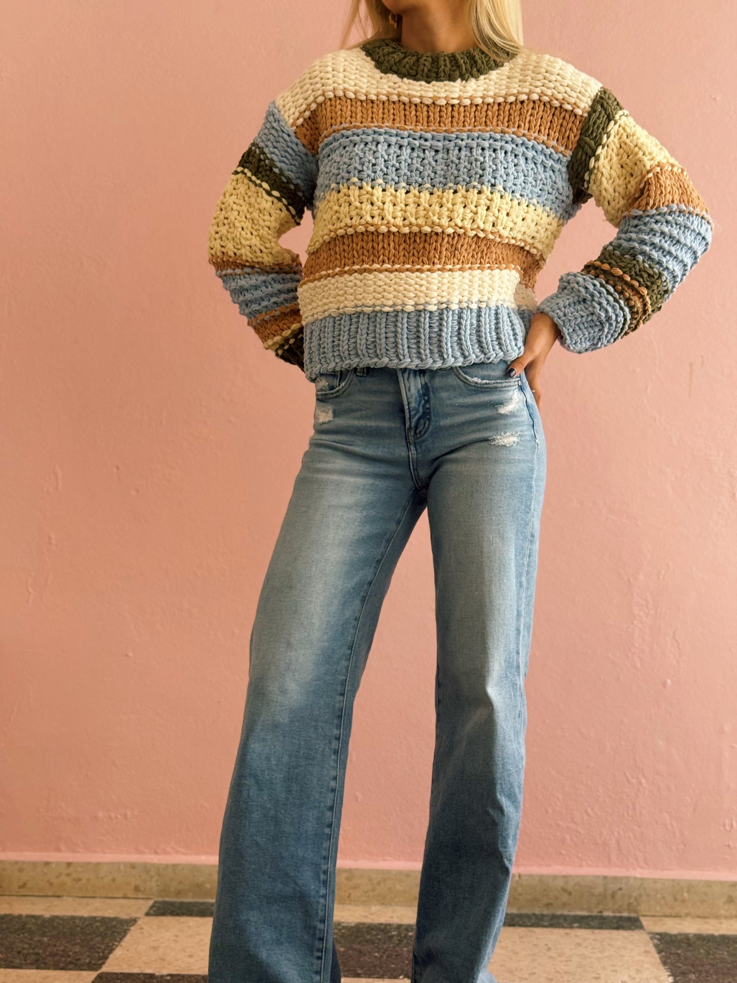 Multicolor Comfy Sweater