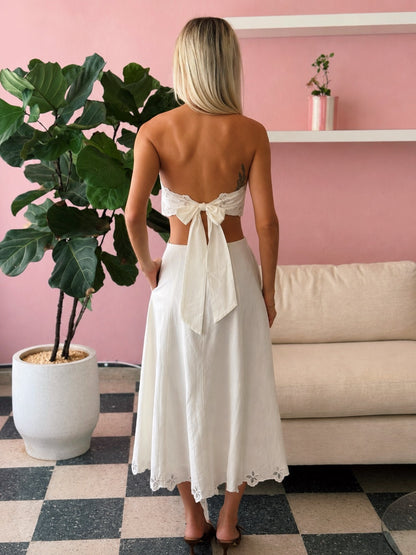 Shavonda Open Back Midi Dress