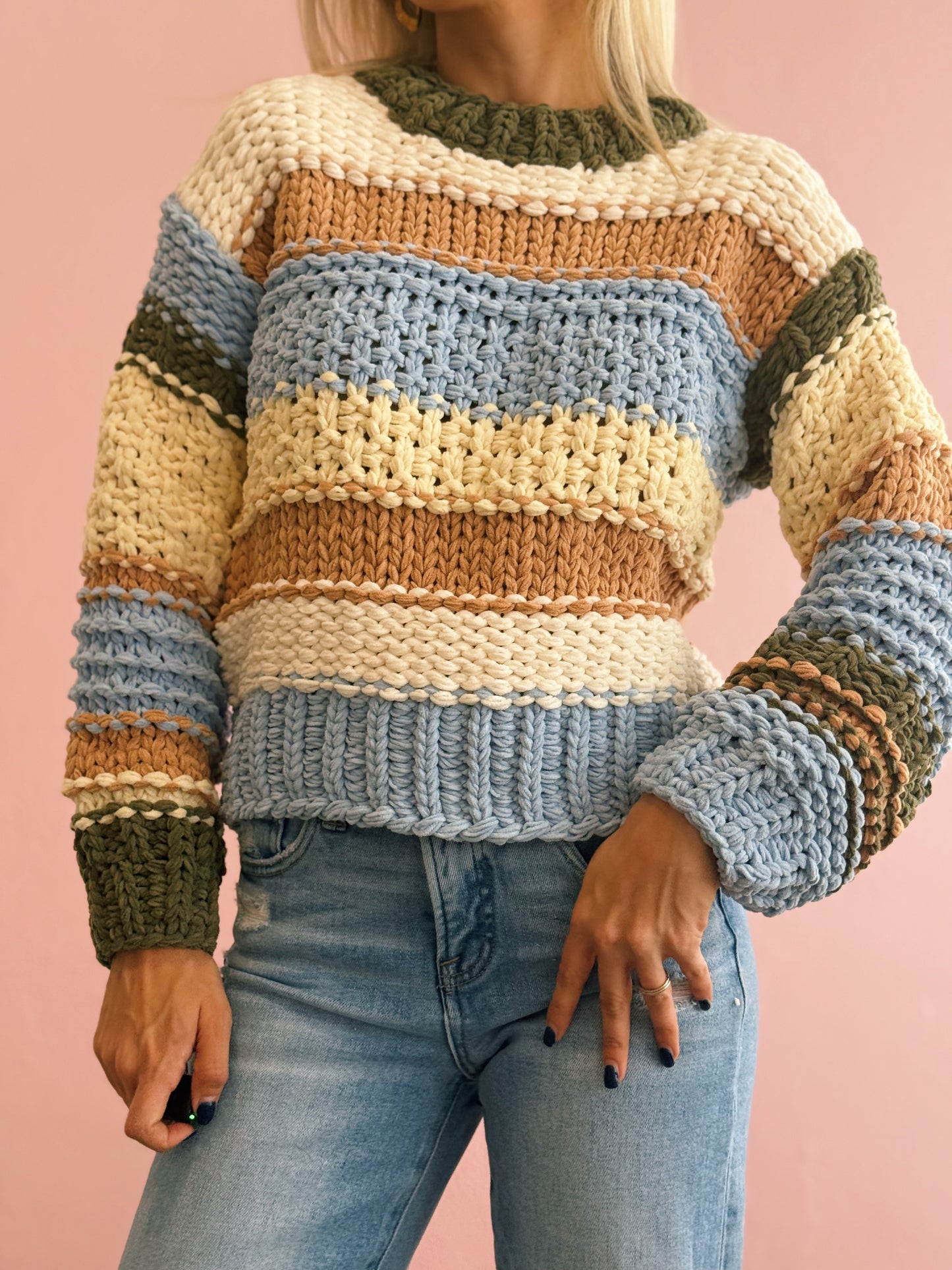 Multicolor Comfy Sweater