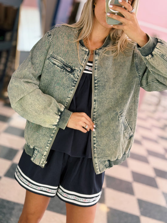 Sand Wash Denim Jacket