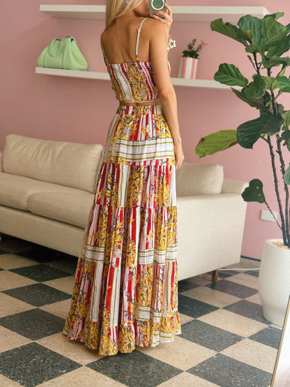 High Low Skirt Set