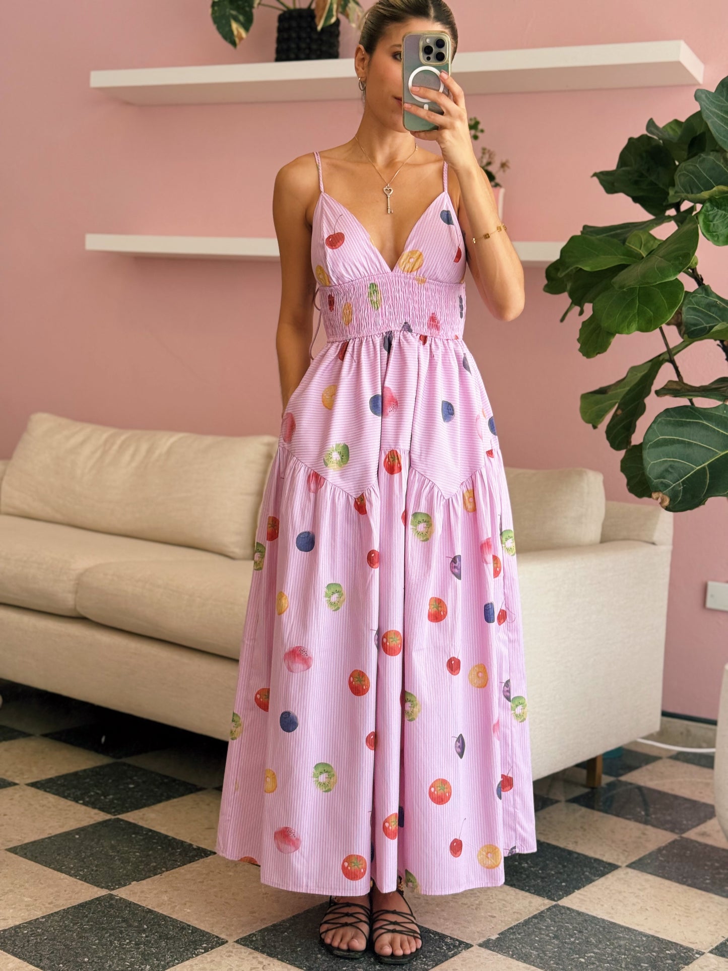 Fruit Medley Maxi Dress