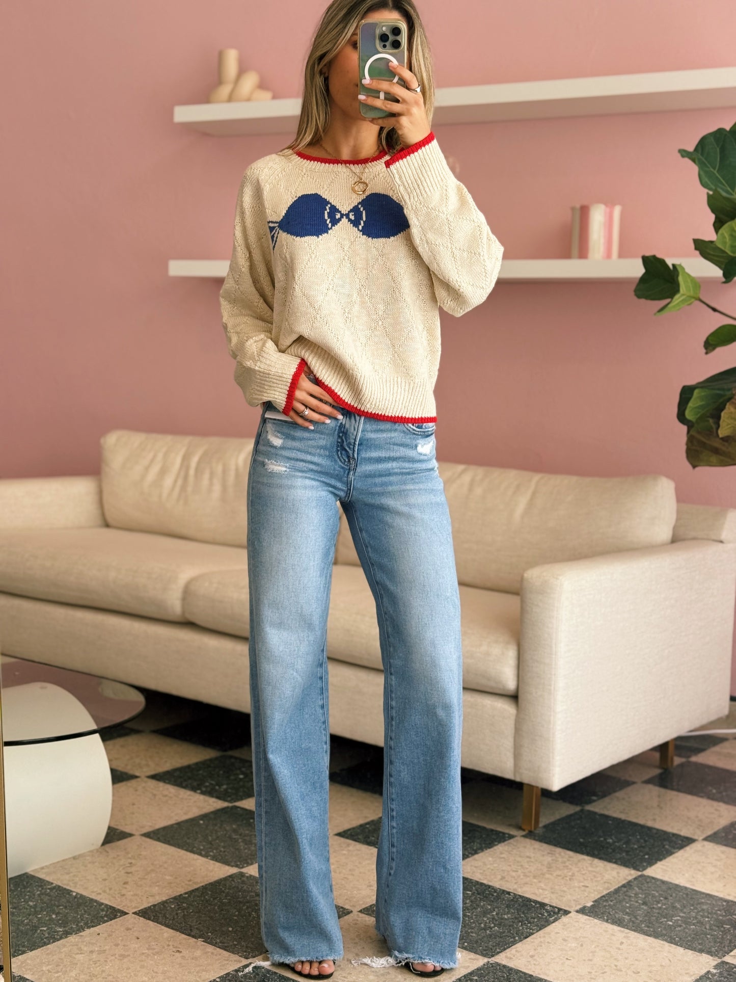 Kissing Fish Sweater