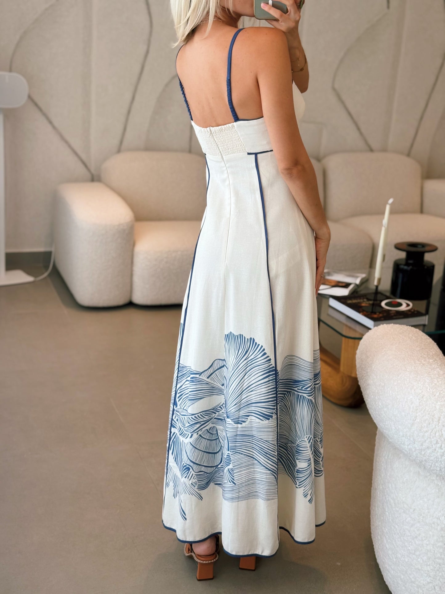 Mergulho Linen Maxi Dress - Dress To