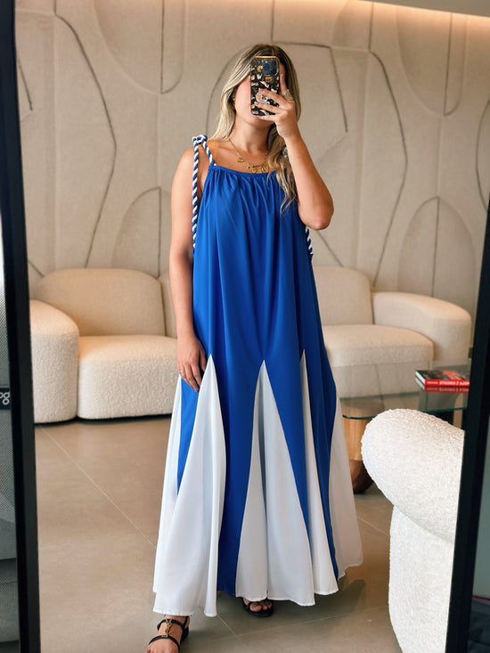 Blue Rope Maxi Dress