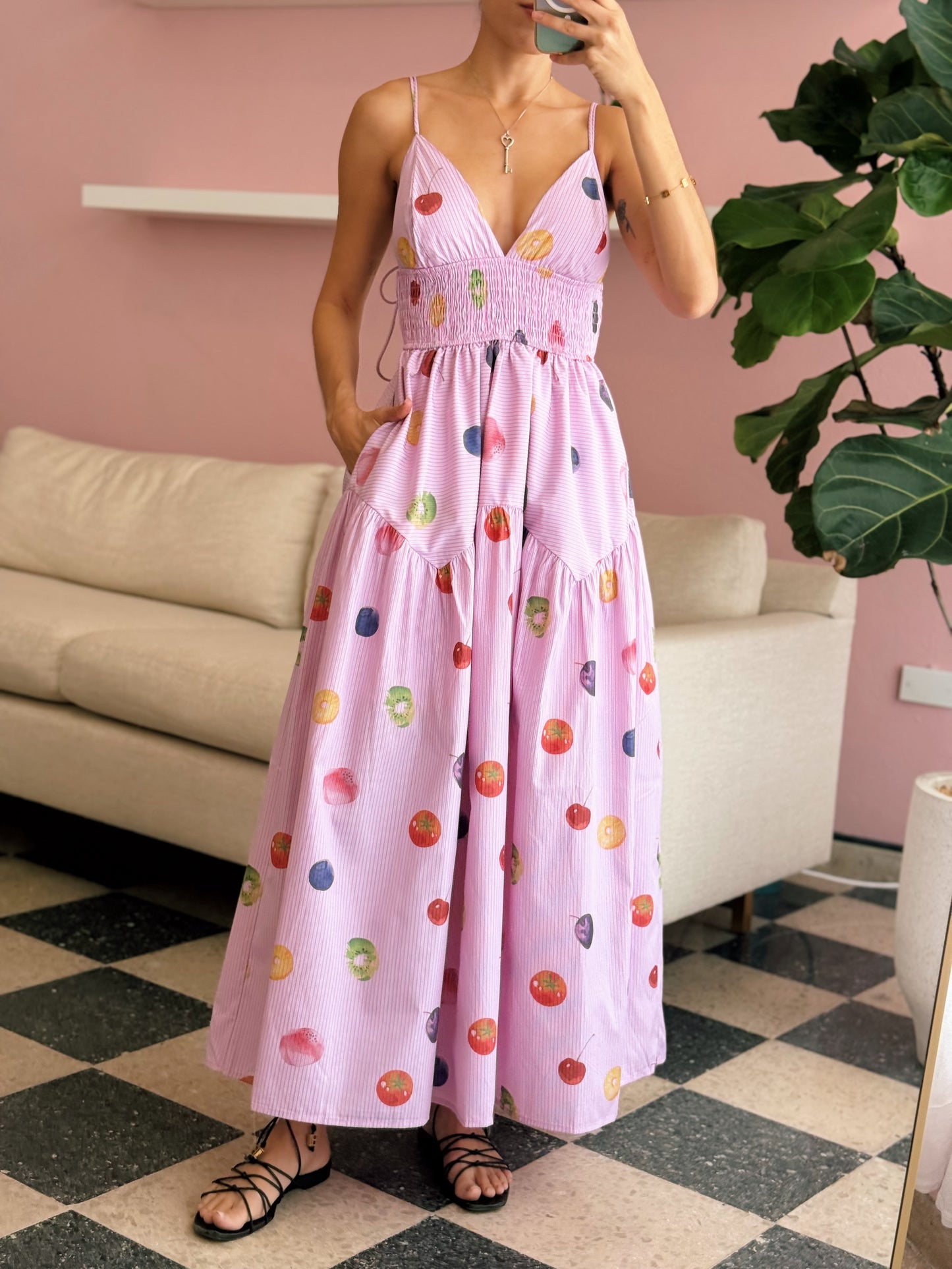 Fruit Medley Maxi Dress