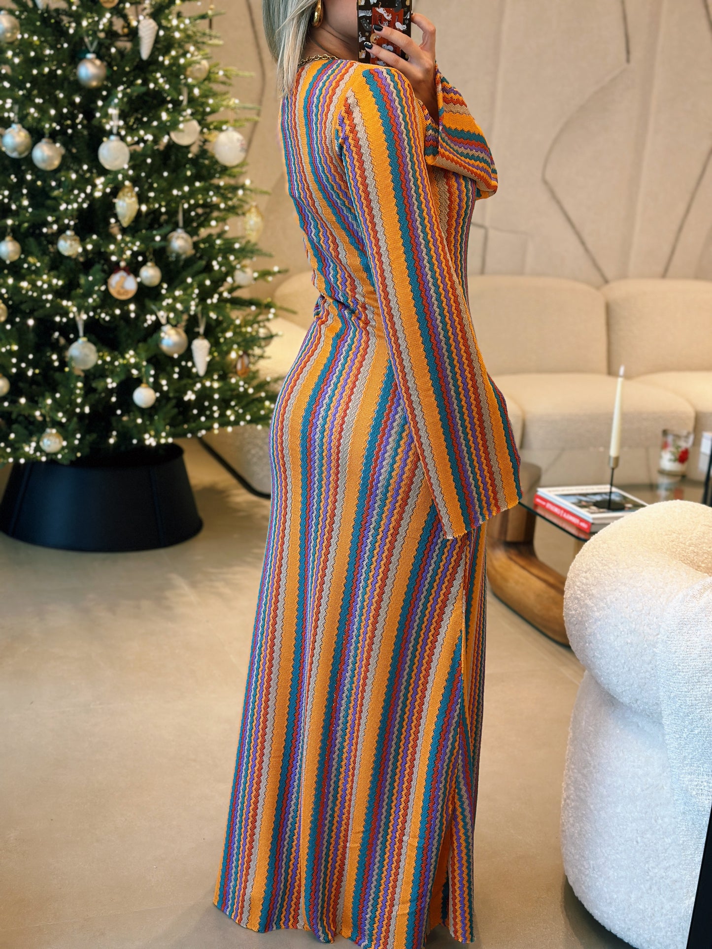 PRE ORDER (read description/final sale) Multicolor Maxi Dress