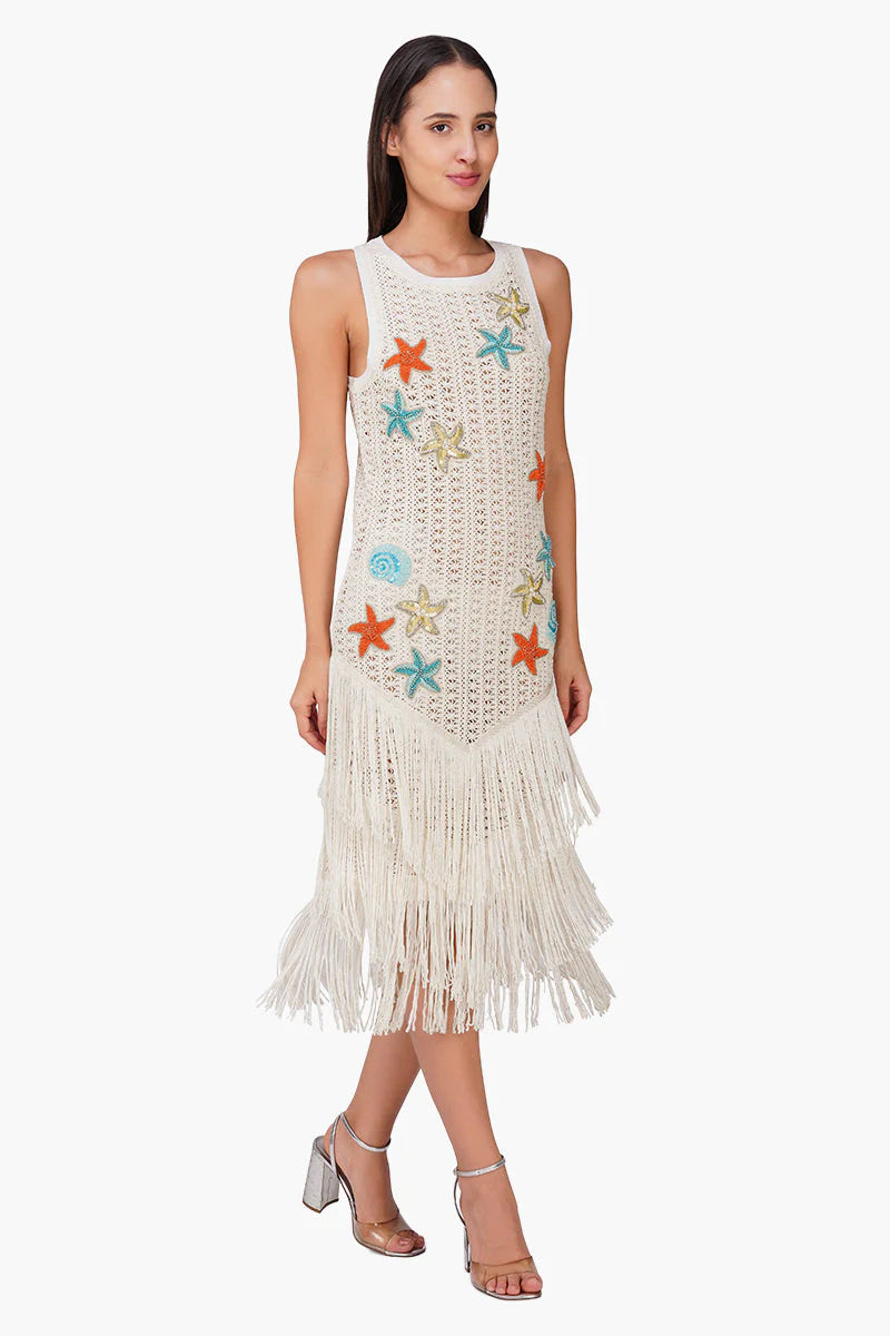 Coastel Patch Crochet Cover Up - Made in India