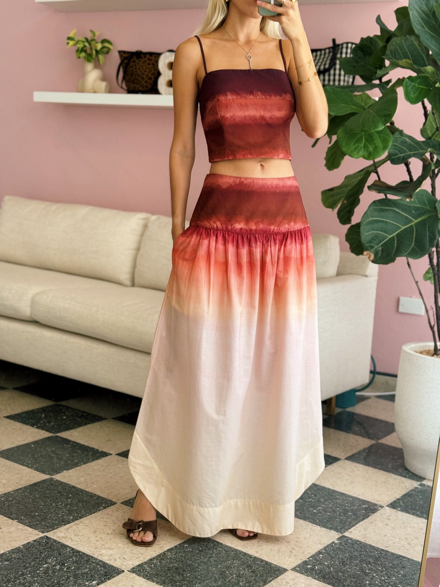 Multicolor Skirt Set - Dress To