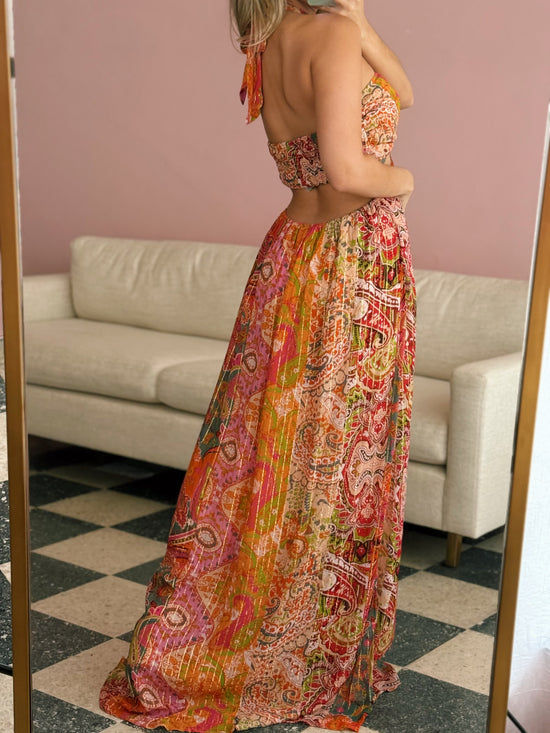 Paisley Maxi Dress - Made in India