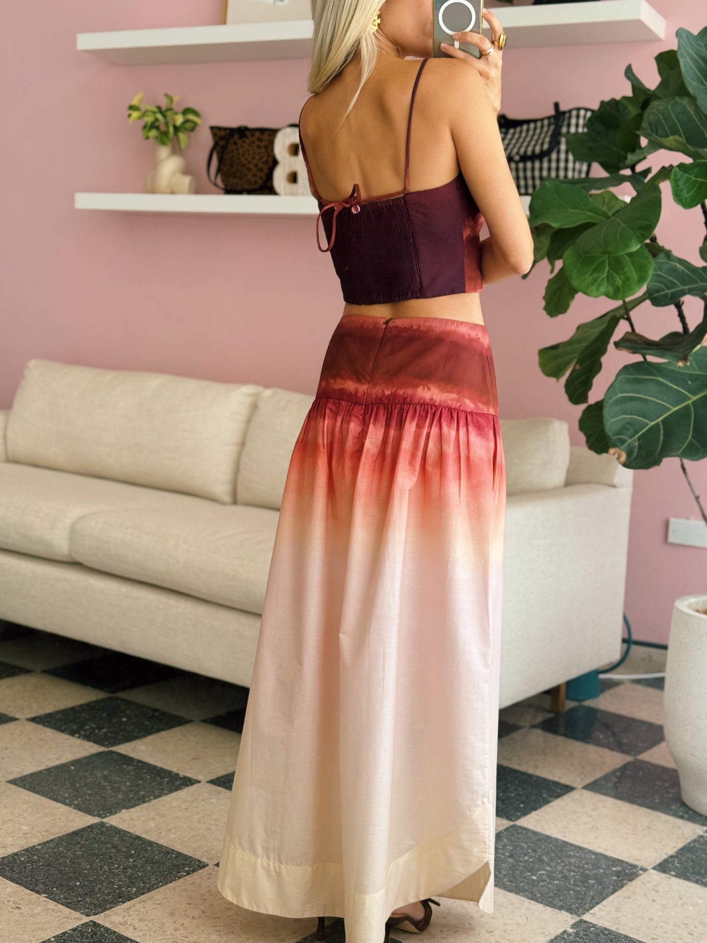 Multicolor Skirt Set - Dress To