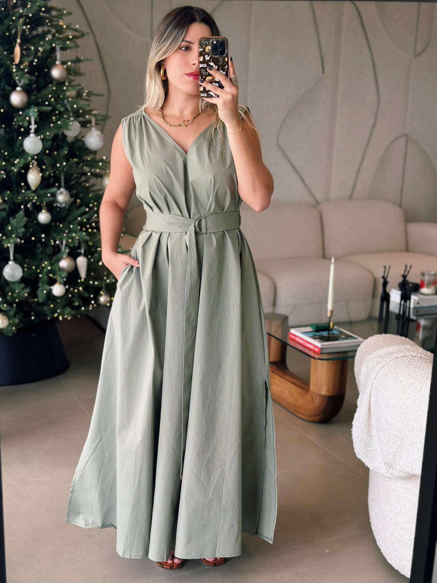 Sage Green Dress