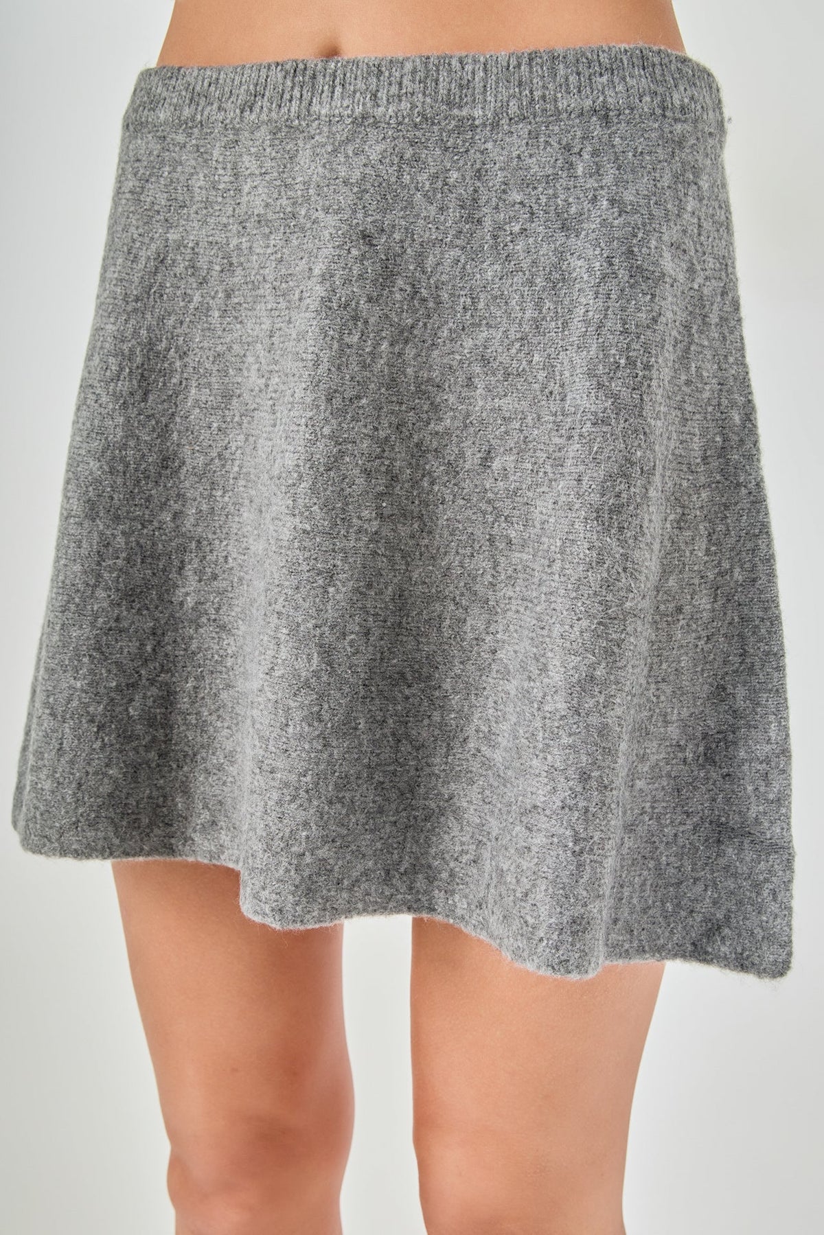 Knit Flare Circle Skirt