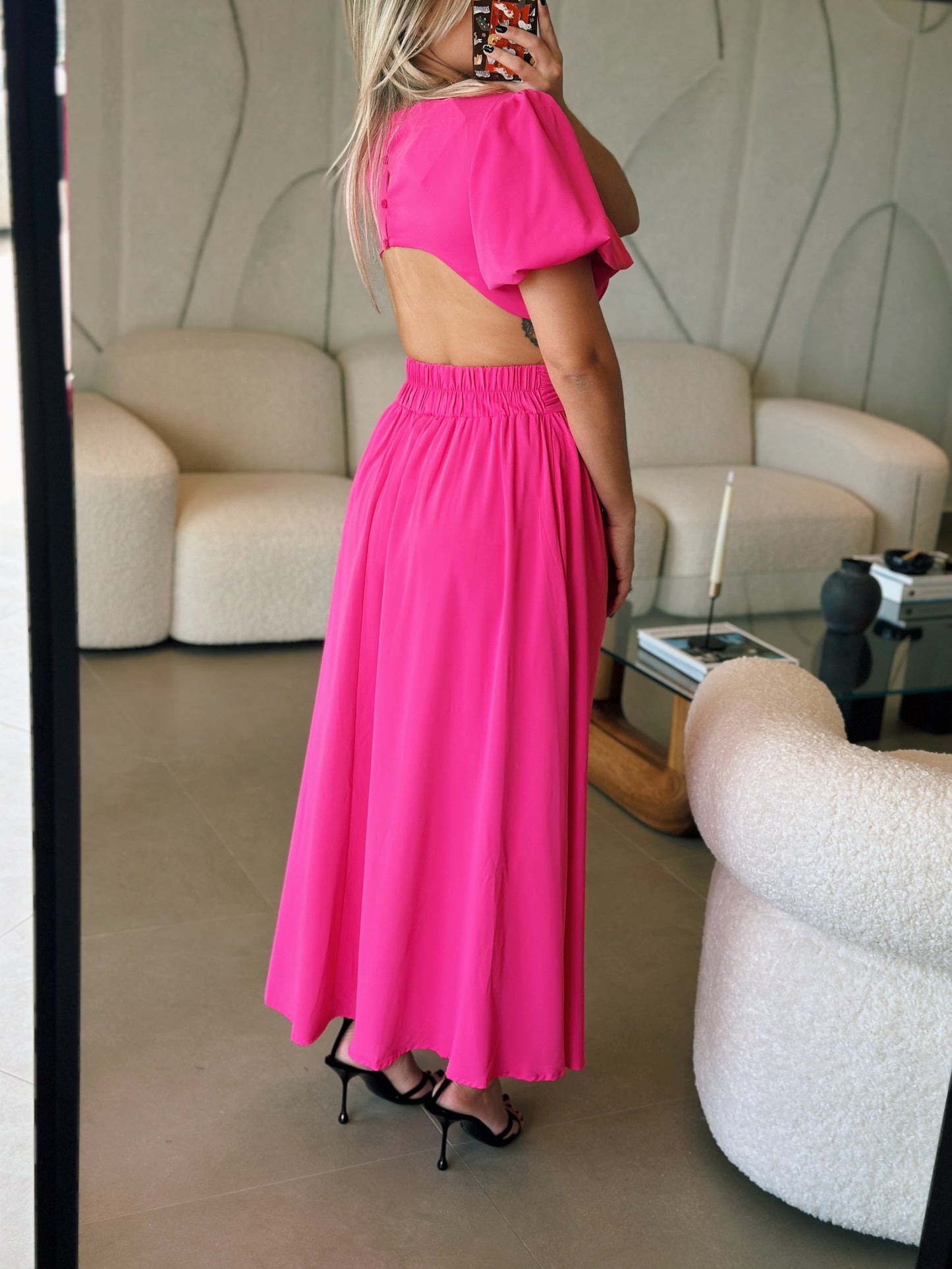 Dove Fuchsia Maxi Dress