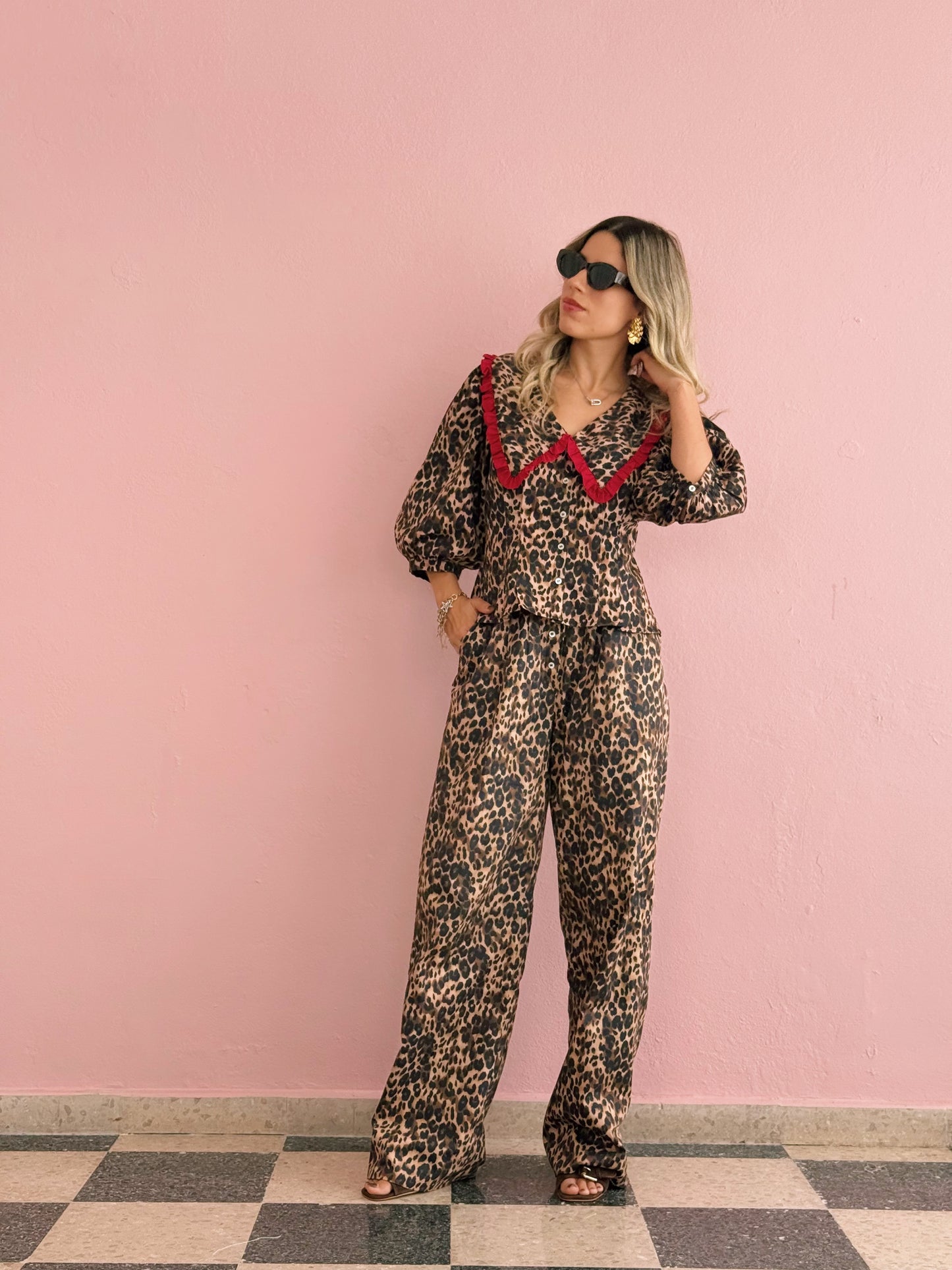 Leopard Red Detail Set