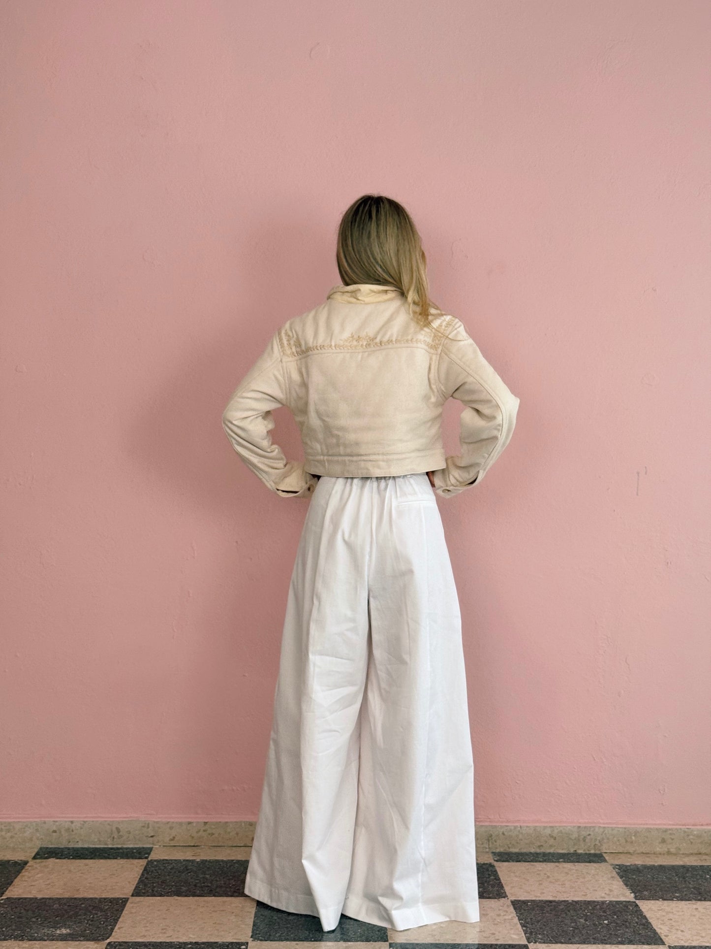 White Palazzo Pants