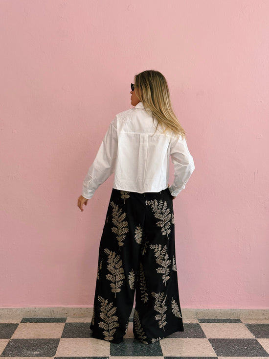 White Embroidered Blouse - Made in Barcelona