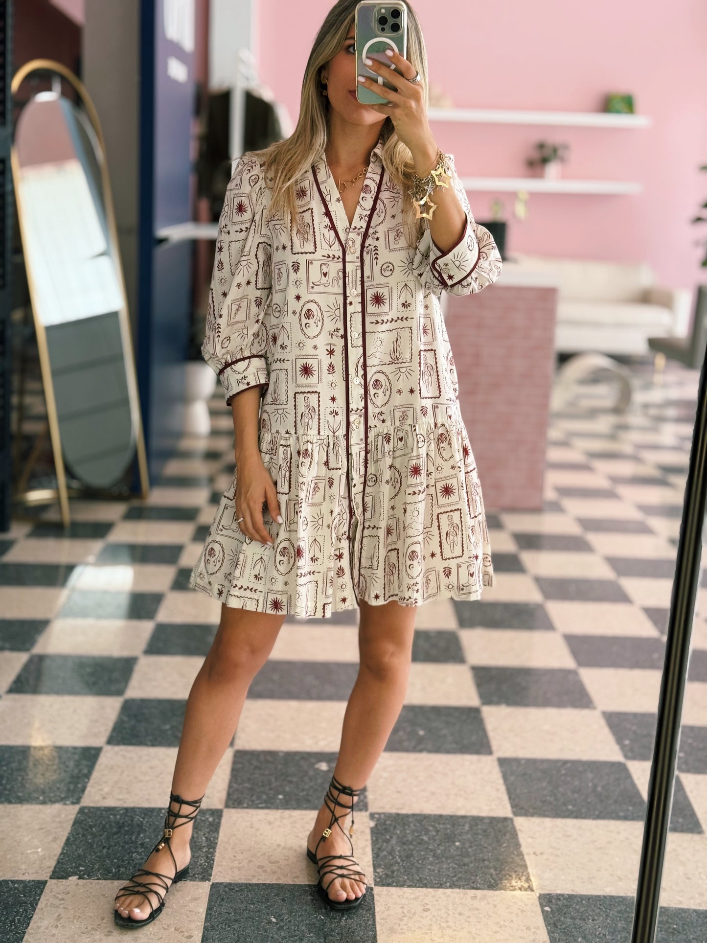 Red Cowboy Dress