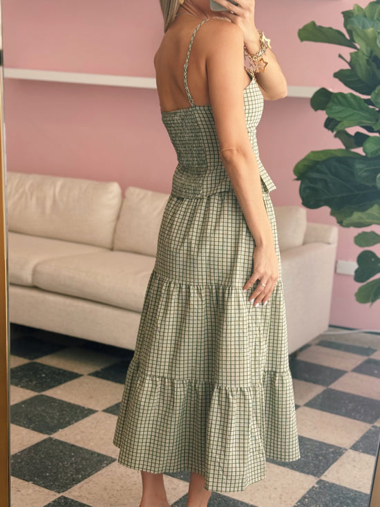 Olive Skirt Set