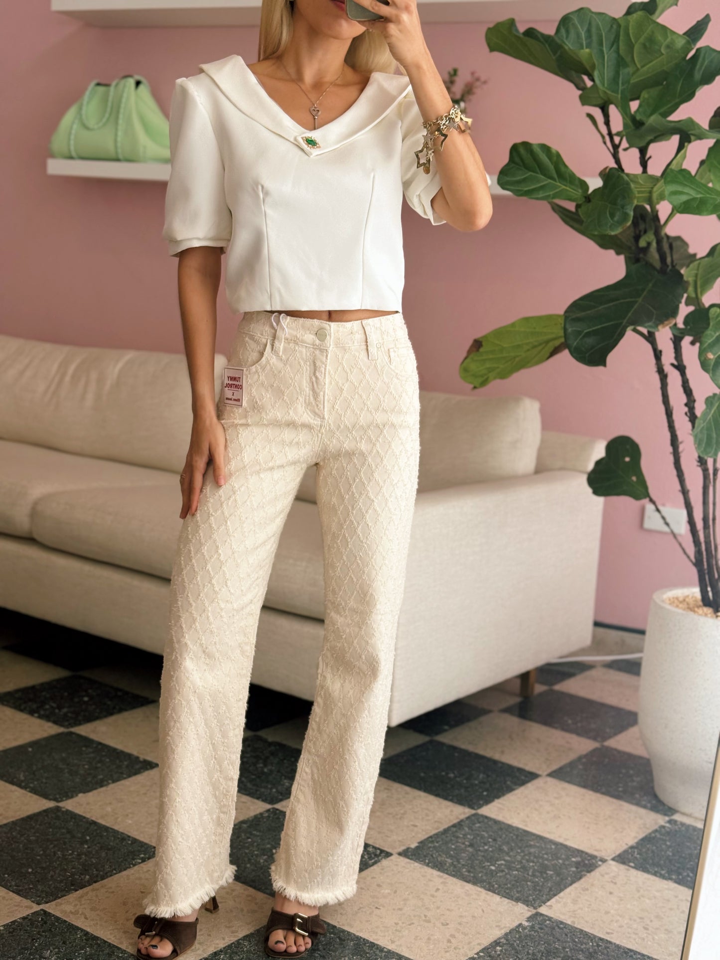 White Emerald Top