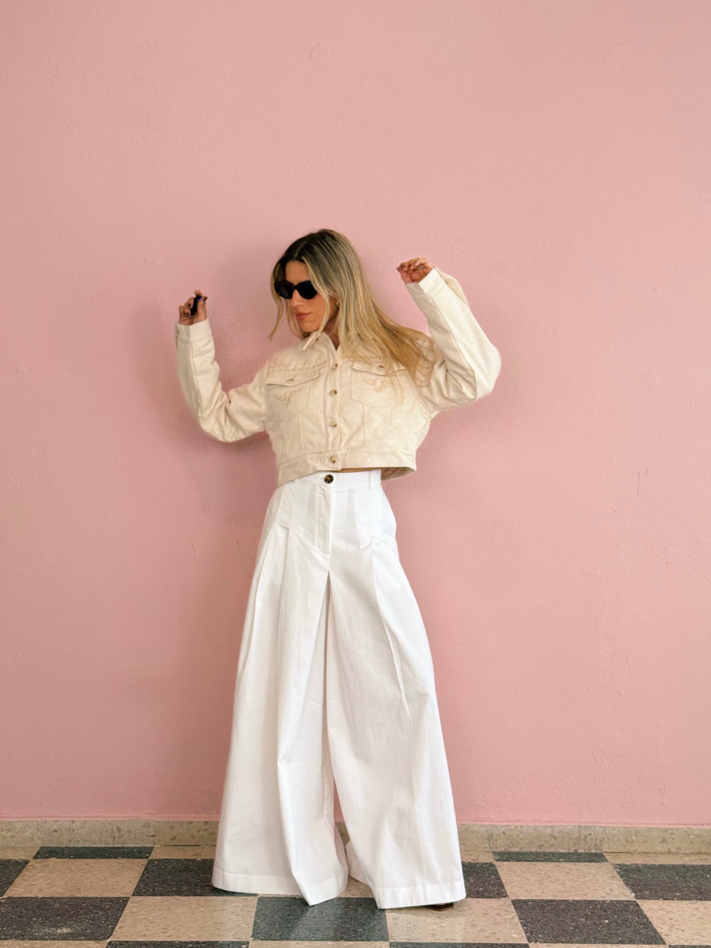 White Palazzo Pants