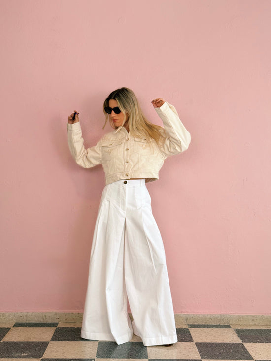 White Palazzo Pants