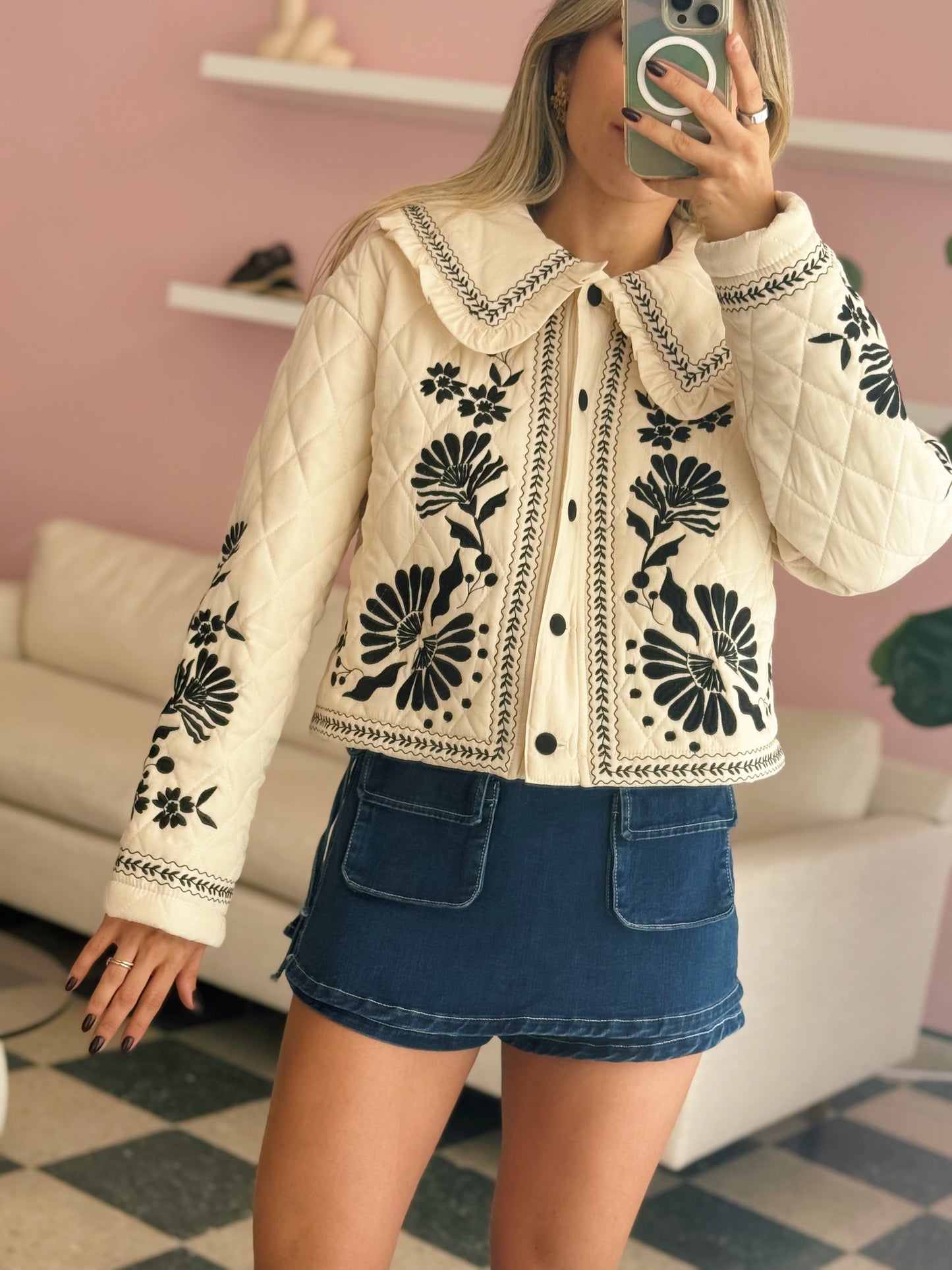 Ivory Embroidered Jacket