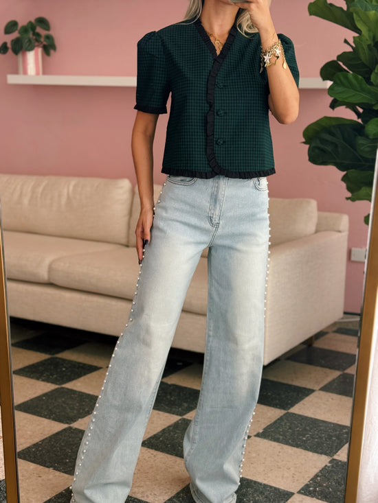 Pearl Stud Jeans