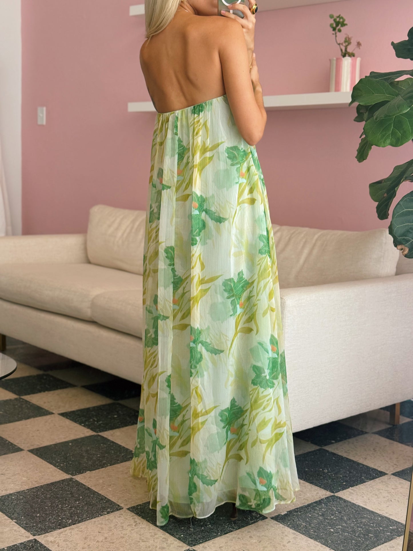 Aileen Strapless Maxi Dress