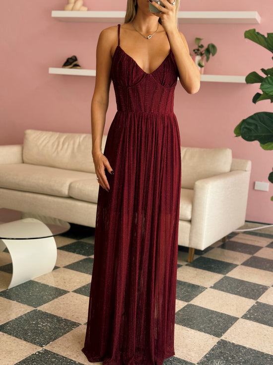 Burgundy Maxi Dress