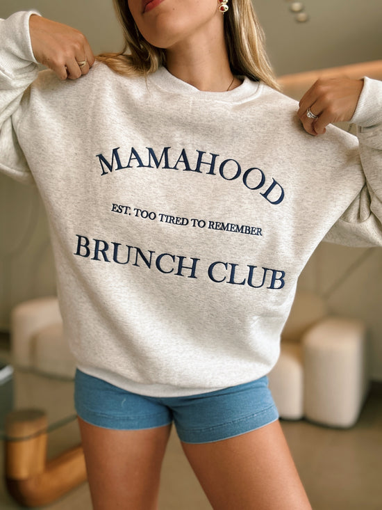 PRE ORDER (final sale/read description) Motherhood Brunch Club Sweater