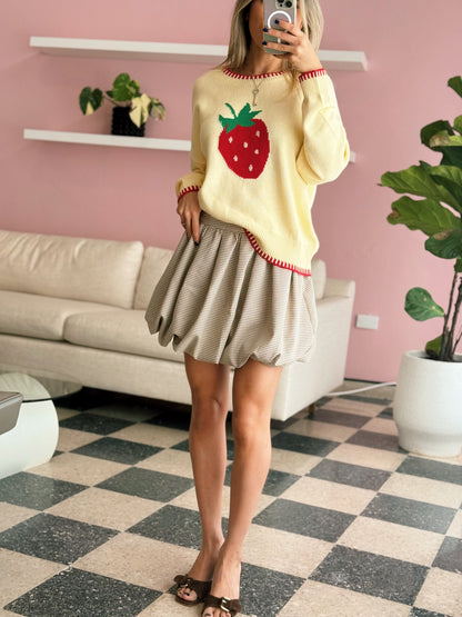 Libi Plaid Mini Skirt