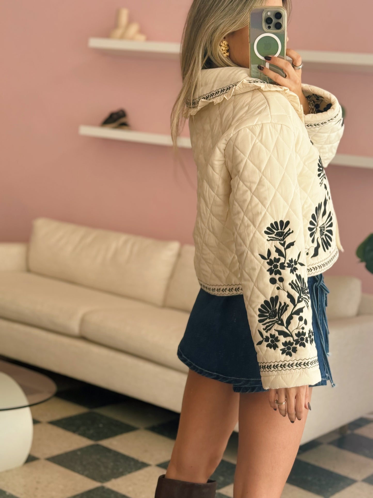 Ivory Embroidered Jacket