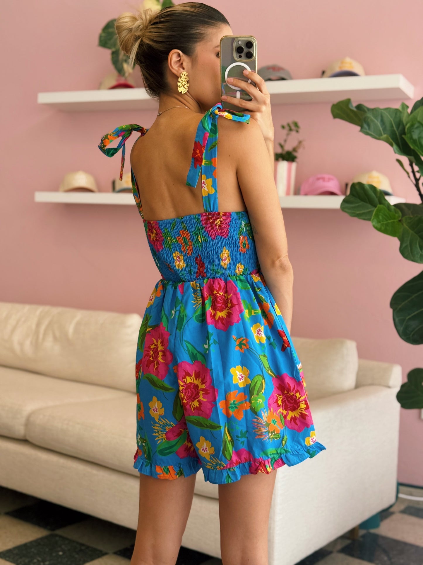 Cotton Poplin Romper