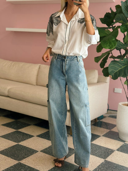 White Button Up Blouse