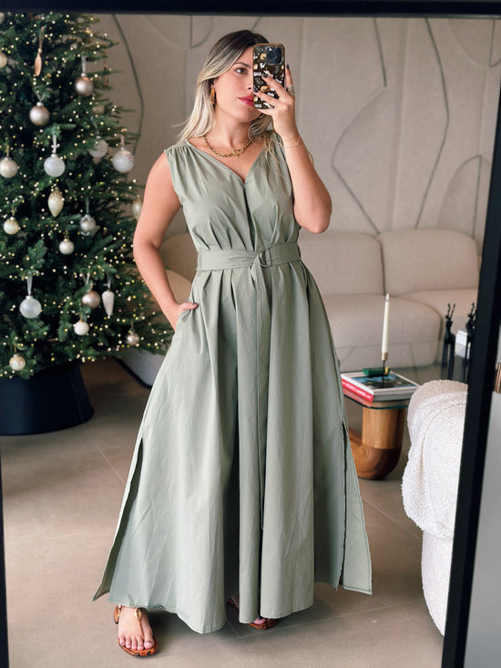 Sage Green Dress