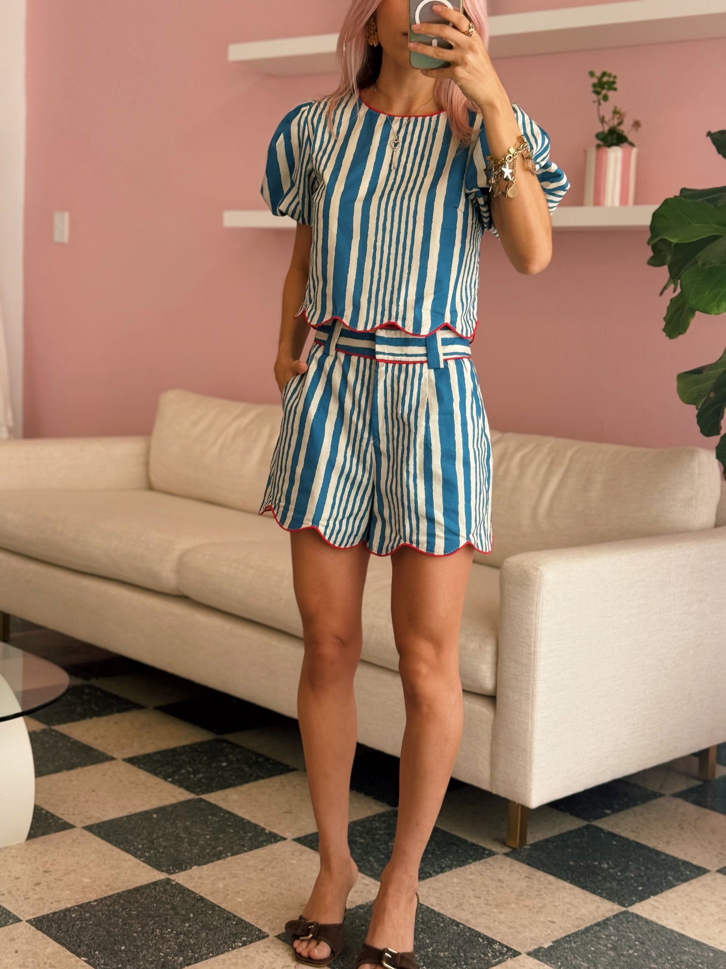 Stripe Scallop Set