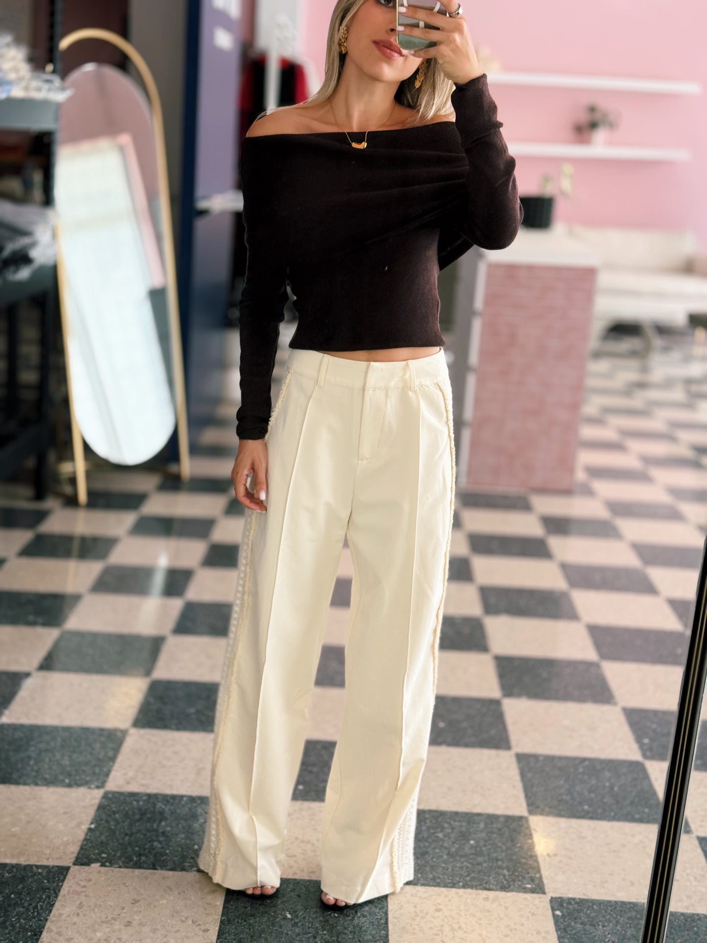 Crossover Off Shoulder Top