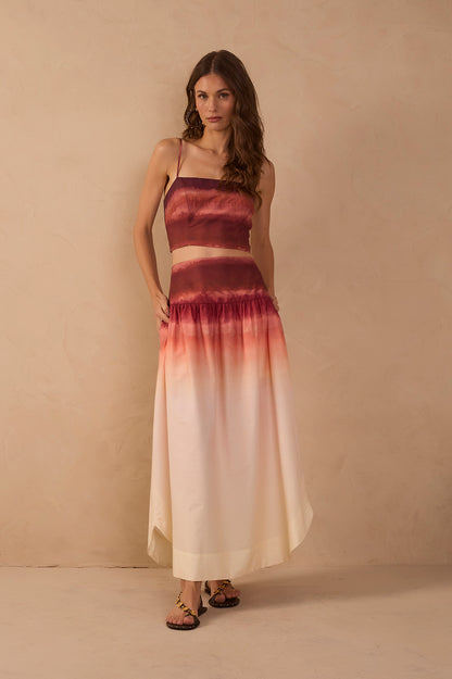 Multicolor Skirt Set - Dress To