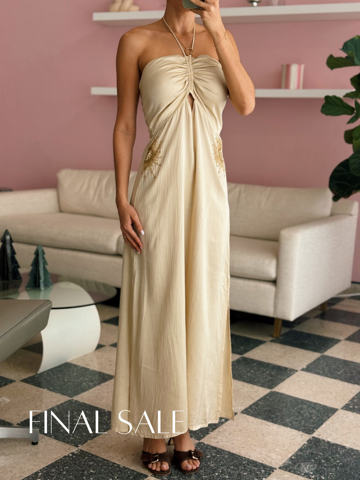 Sunflower Dress-Made in India