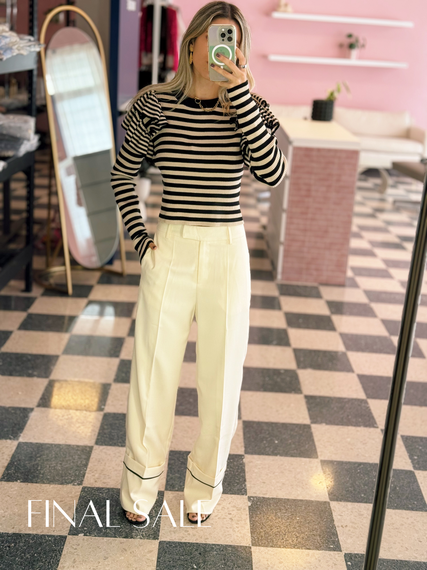 Straight Leg Trousers