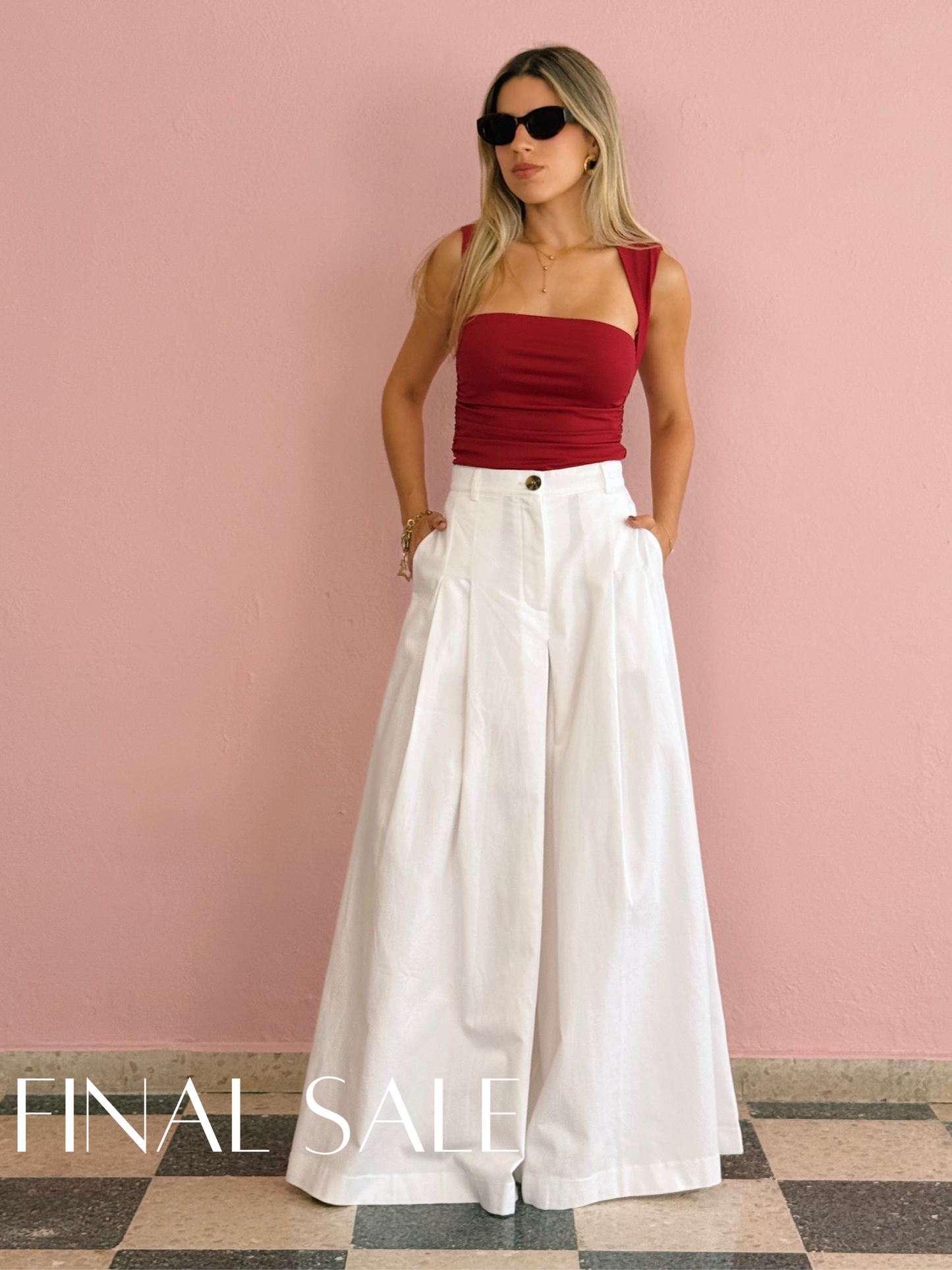 White Palazzo Pants